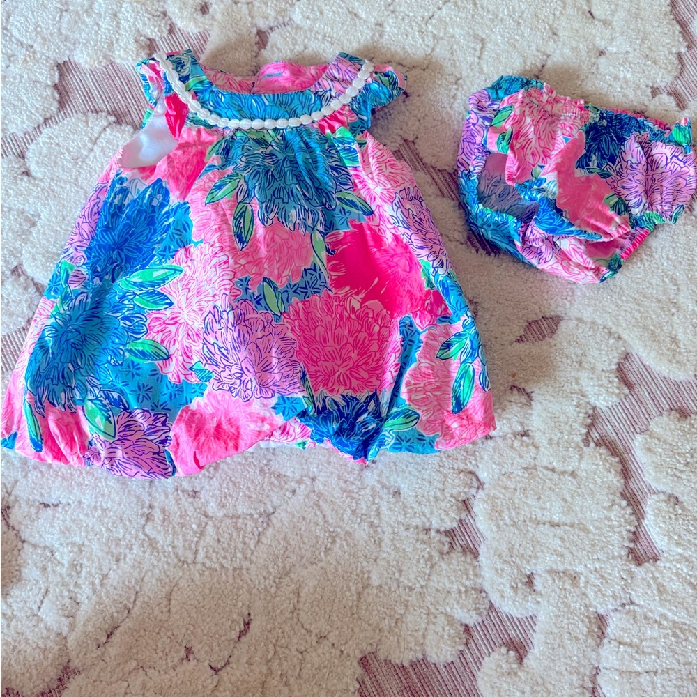 LILLY PULITZER - Babies' Paloma Bubble Dress (6/12 months)